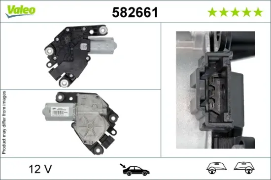 Wischermotor 12 V hinten VALEO 582661 Bild Wischermotor 12 V hinten VALEO 582661