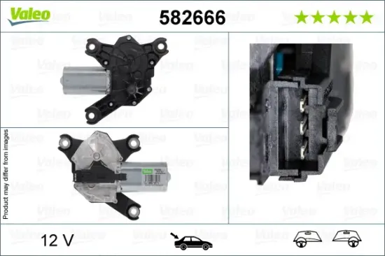Wischermotor 12 V hinten VALEO 582666 Bild Wischermotor 12 V hinten VALEO 582666