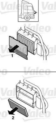 Filter, Innenraumluft VALEO 716028 Bild Filter, Innenraumluft VALEO 716028