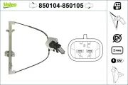 Fensterheber vorne links VALEO 850104