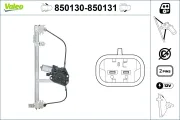 Fensterheber vorne links VALEO 850130