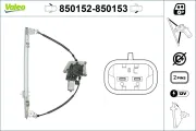 Fensterheber vorne links VALEO 850152