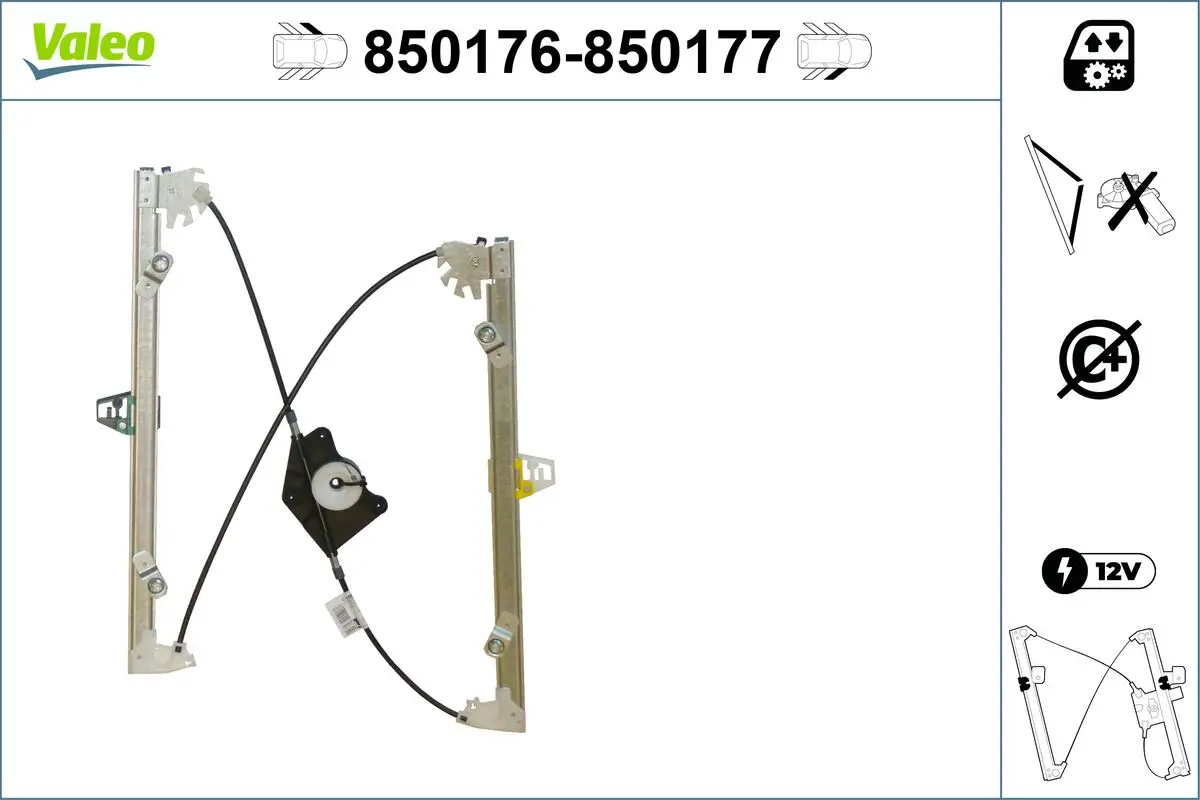 Fensterheber vorne links VALEO 850176