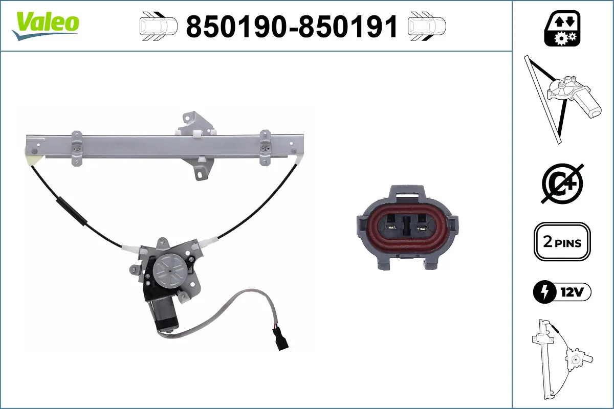 Fensterheber vorne rechts VALEO 850191