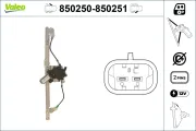 Fensterheber vorne links VALEO 850250