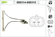 Fensterheber vorne links VALEO 850314