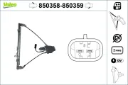 Fensterheber vorne links VALEO 850358