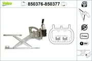 Fensterheber 12 V vorne links VALEO 850376
