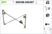 Fensterheber vorne links VALEO 850396