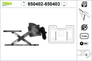 Fensterheber vorne links VALEO 850402