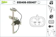 Fensterheber vorne links VALEO 850406