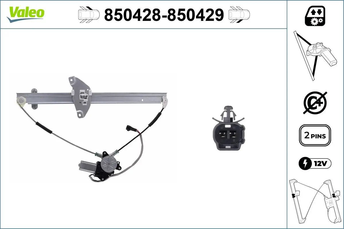 Fensterheber vorne links VALEO 850428