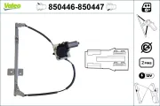 Fensterheber hinten links VALEO 850446