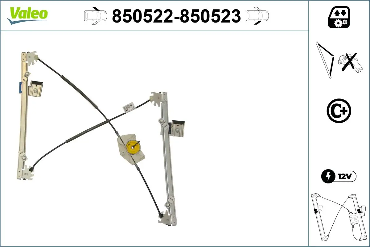 Fensterheber vorne links VALEO 850522