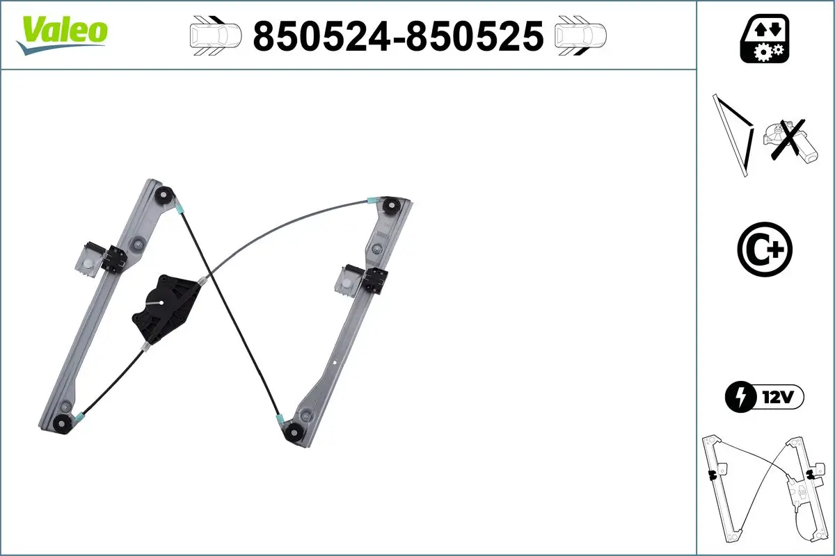Fensterheber vorne links VALEO 850524