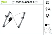 Fensterheber vorne links VALEO 850524