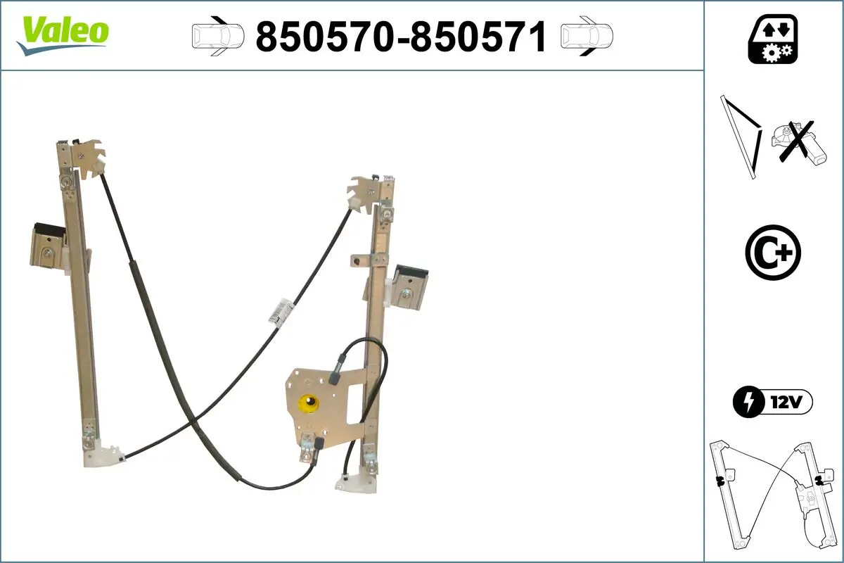 Fensterheber vorne links VALEO 850570