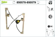 Fensterheber vorne links VALEO 850578