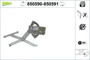 Fensterheber vorne links VALEO 850590