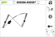 Fensterheber vorne links VALEO 850596