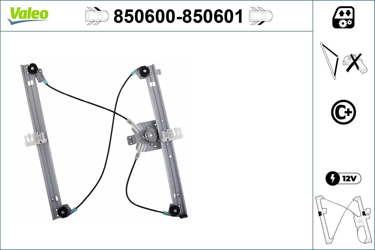 Fensterheber vorne links VALEO 850600