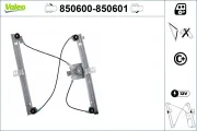 Fensterheber vorne links VALEO 850600