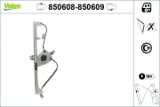 Fensterheber vorne links VALEO 850608