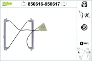 Fensterheber vorne links VALEO 850616