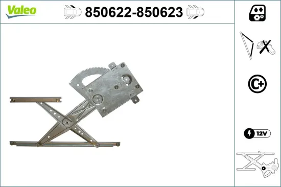 Fensterheber vorne links VALEO 850622 Bild Fensterheber vorne links VALEO 850622