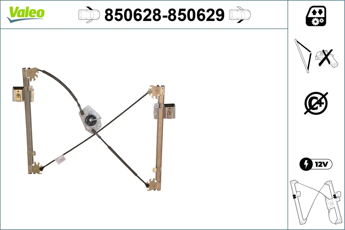 Fensterheber vorne links VALEO 850628