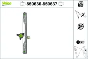 Fensterheber vorne links VALEO 850636