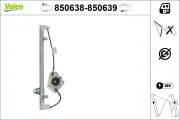 Fensterheber hinten links VALEO 850638