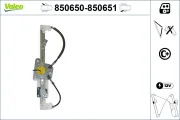 Fensterheber hinten links VALEO 850650