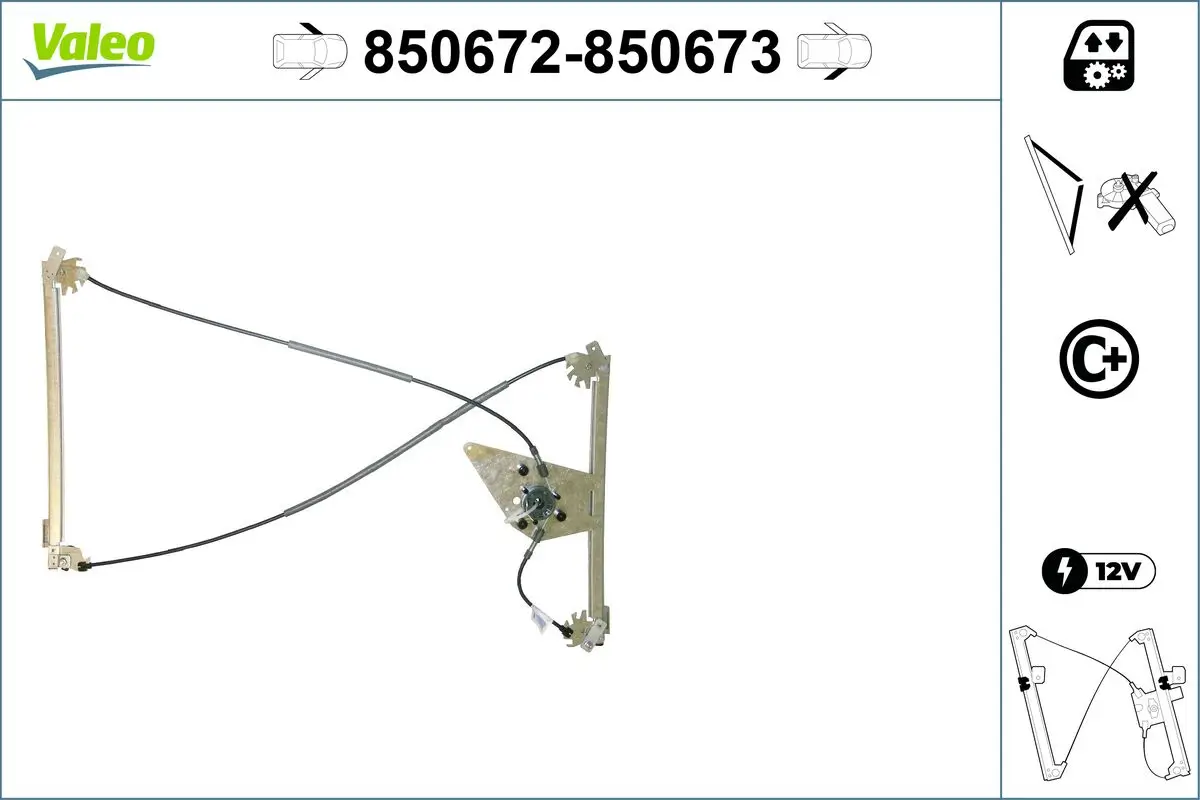 Fensterheber vorne links VALEO 850672