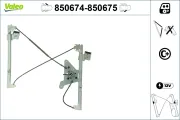 Fensterheber vorne links VALEO 850674