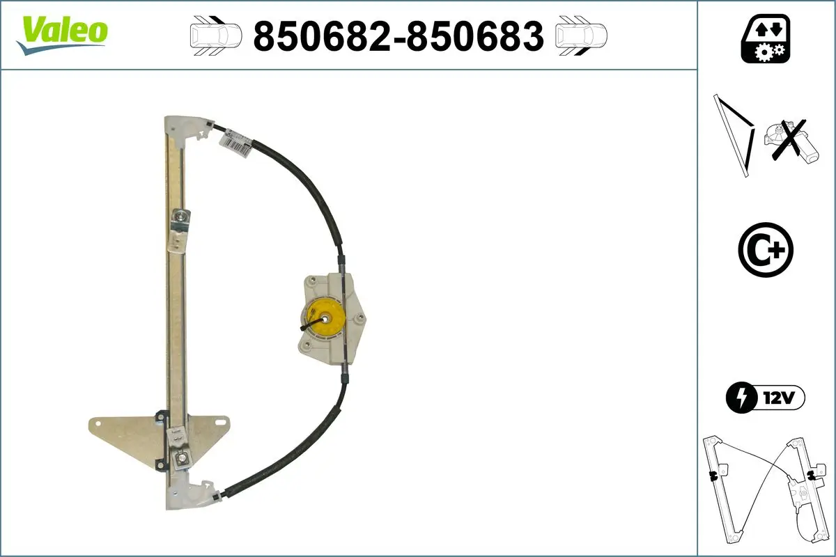 Fensterheber vorne links VALEO 850682