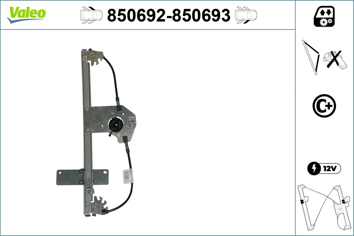 Fensterheber vorne links VALEO 850692