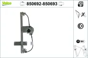 Fensterheber vorne links VALEO 850692