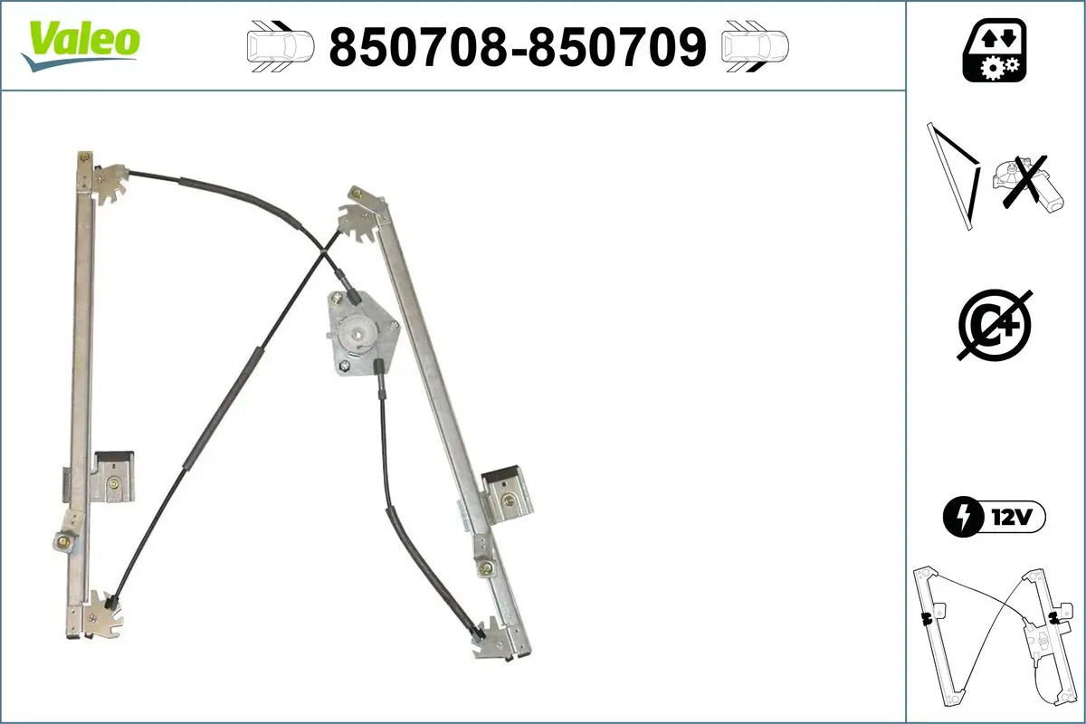 Fensterheber vorne links VALEO 850708