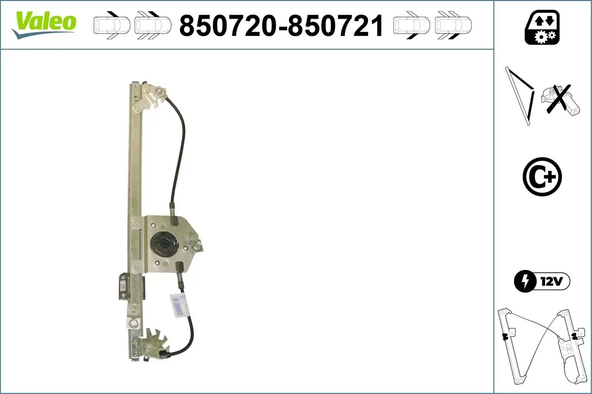 Fensterheber vorne links VALEO 850720