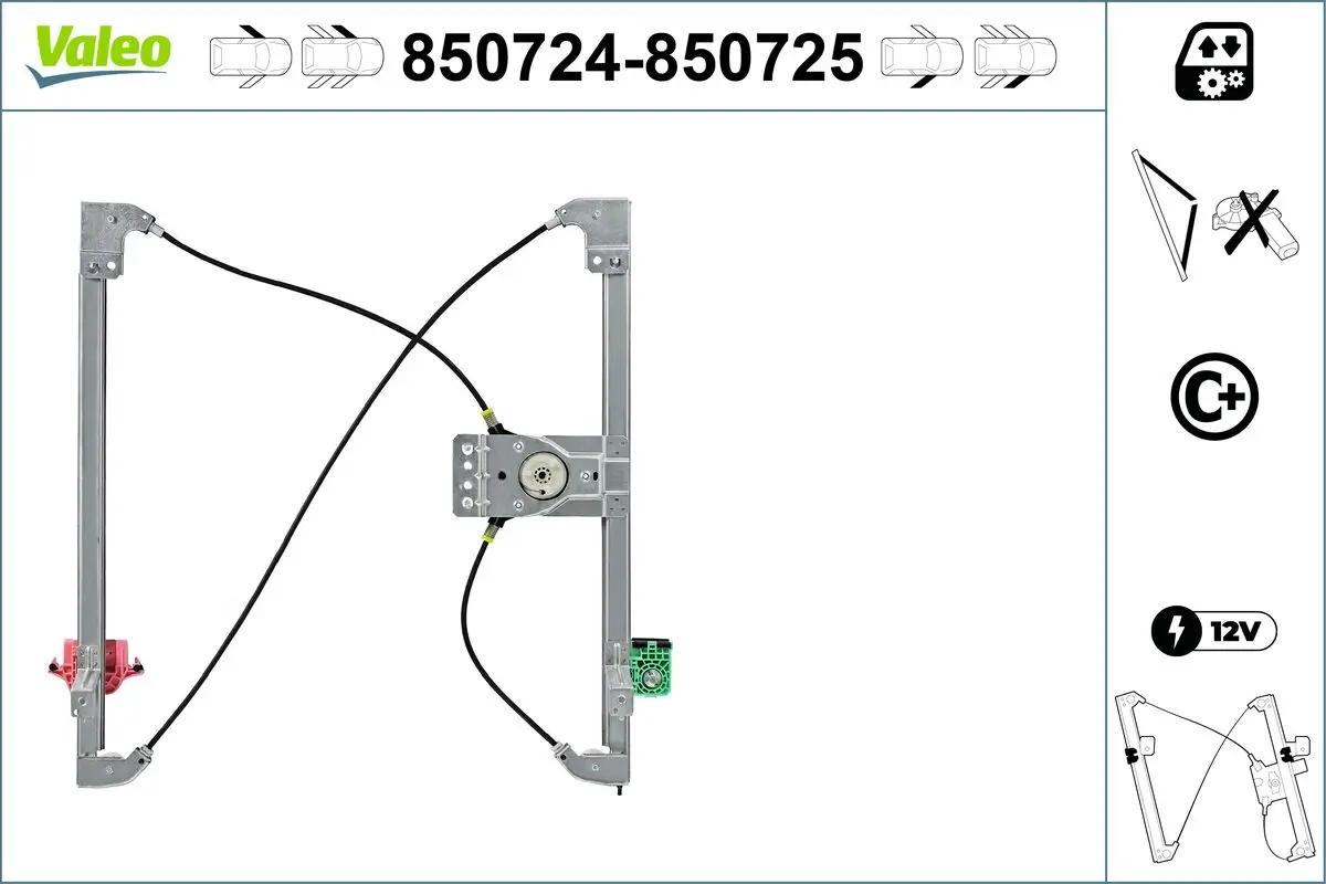 Fensterheber vorne links VALEO 850724