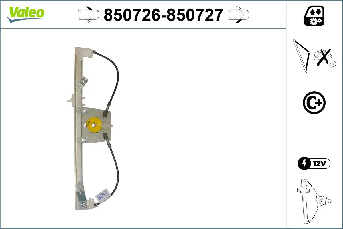 Fensterheber vorne links VALEO 850726