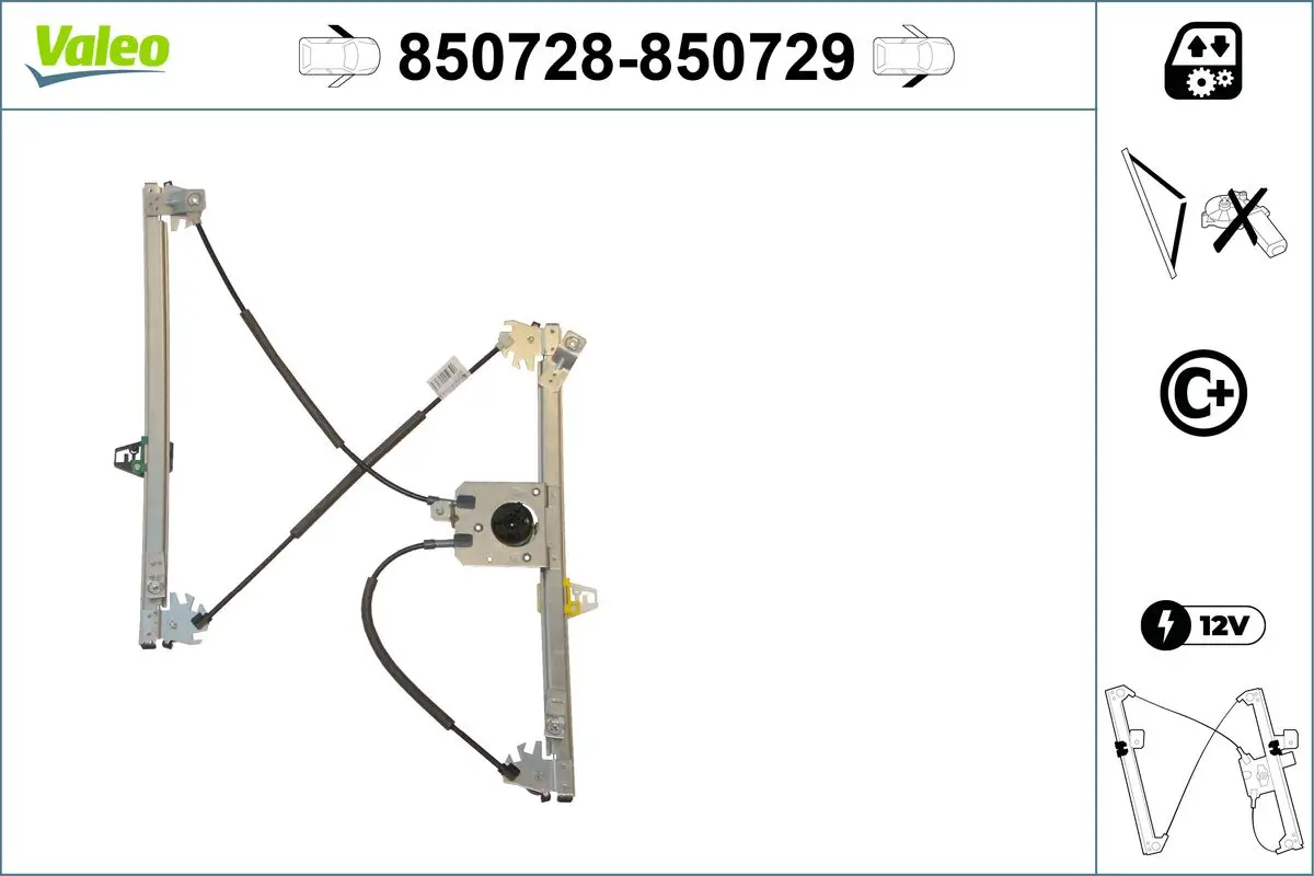 Fensterheber vorne links VALEO 850728
