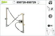 Fensterheber vorne links VALEO 850728