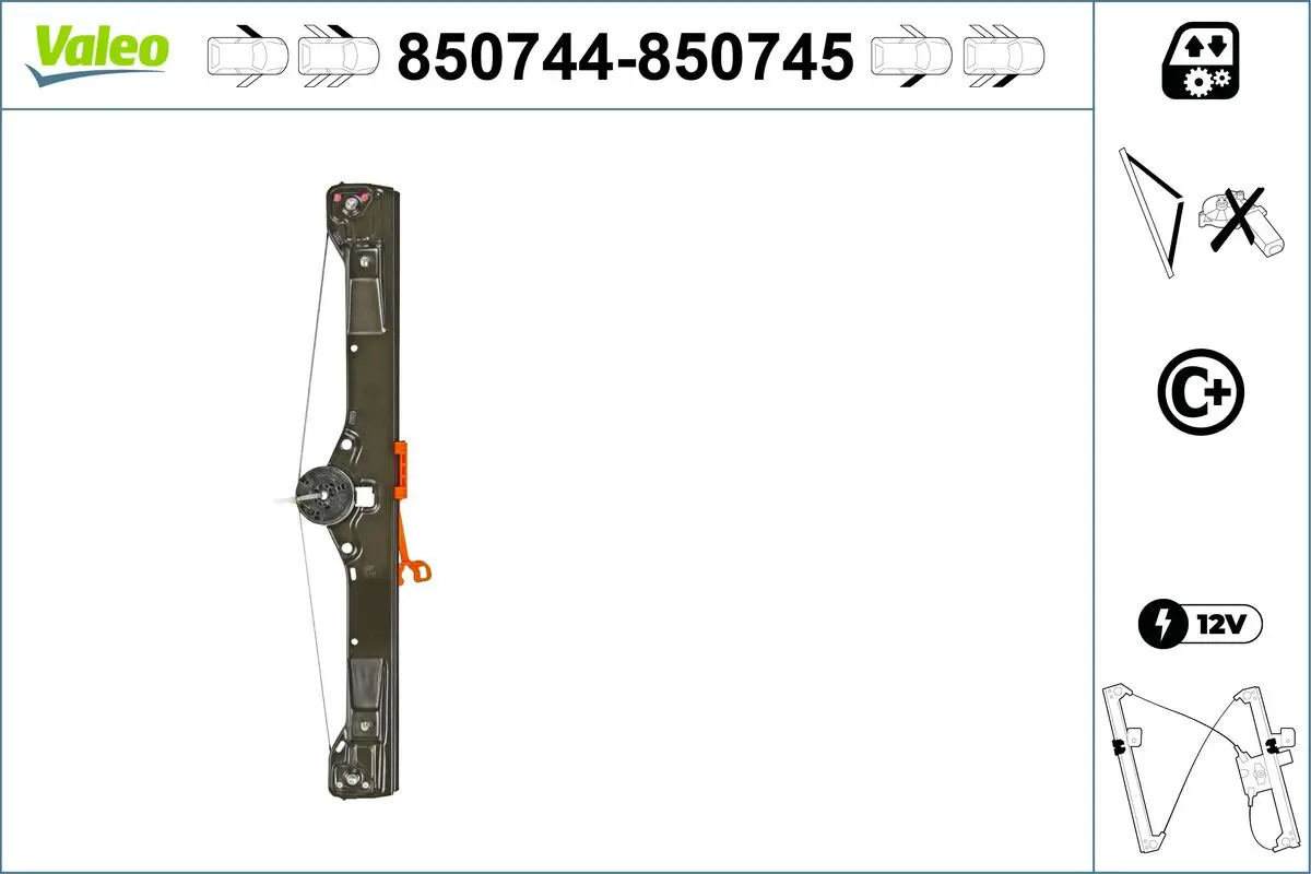 Fensterheber vorne links VALEO 850744