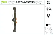 Fensterheber vorne links VALEO 850744