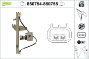 Fensterheber vorne links VALEO 850754