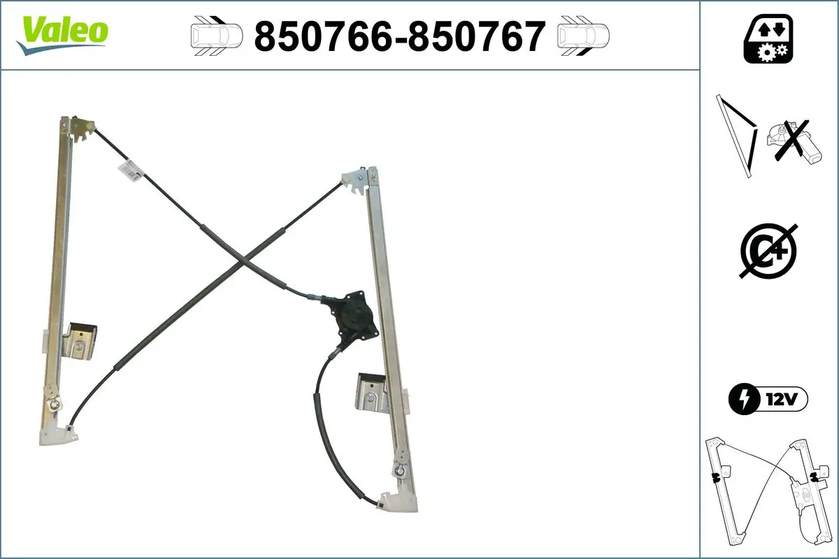 Fensterheber vorne links VALEO 850766