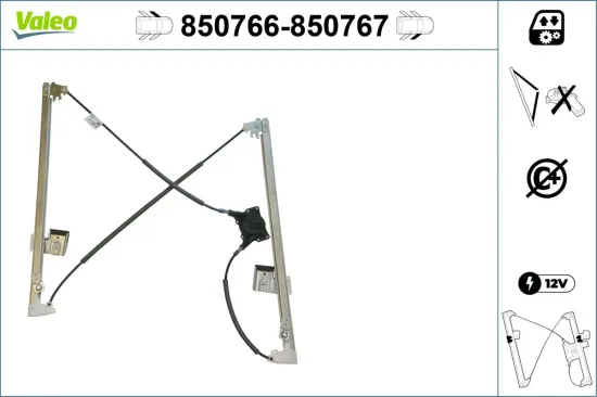 Fensterheber vorne links VALEO 850766 Bild Fensterheber vorne links VALEO 850766