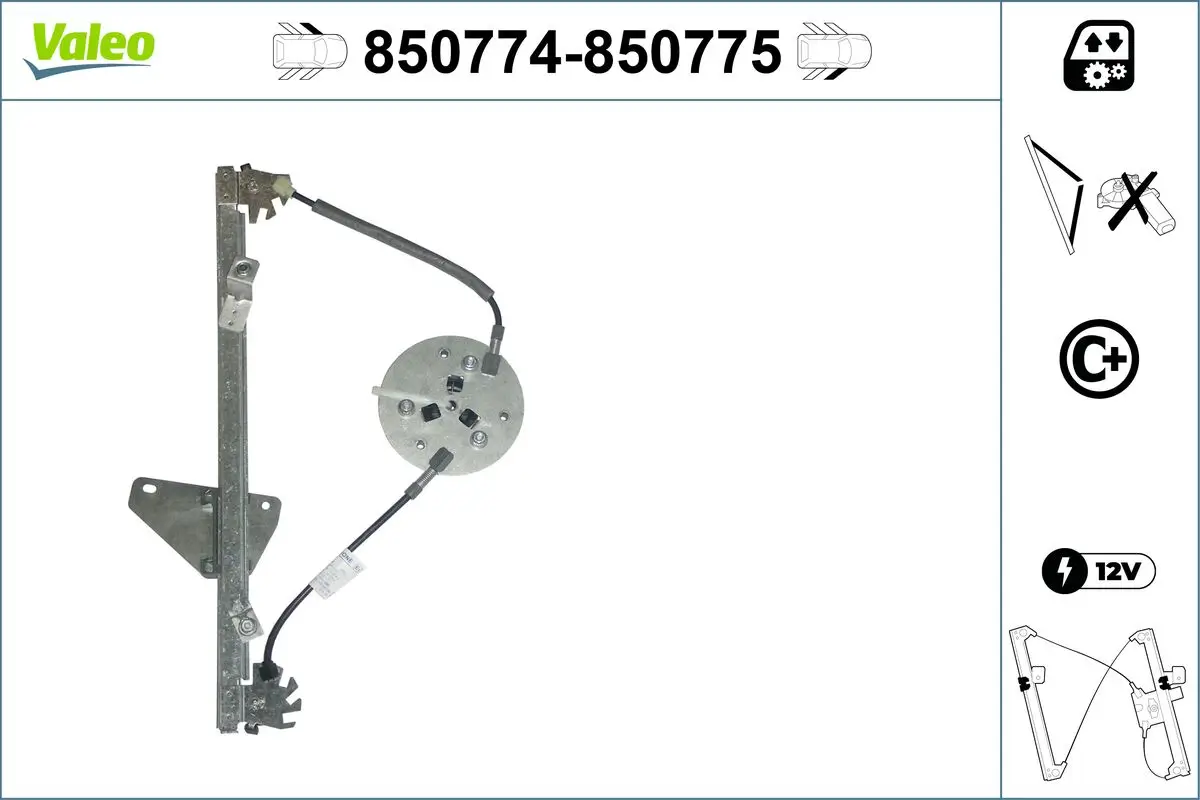 Fensterheber vorne links VALEO 850774